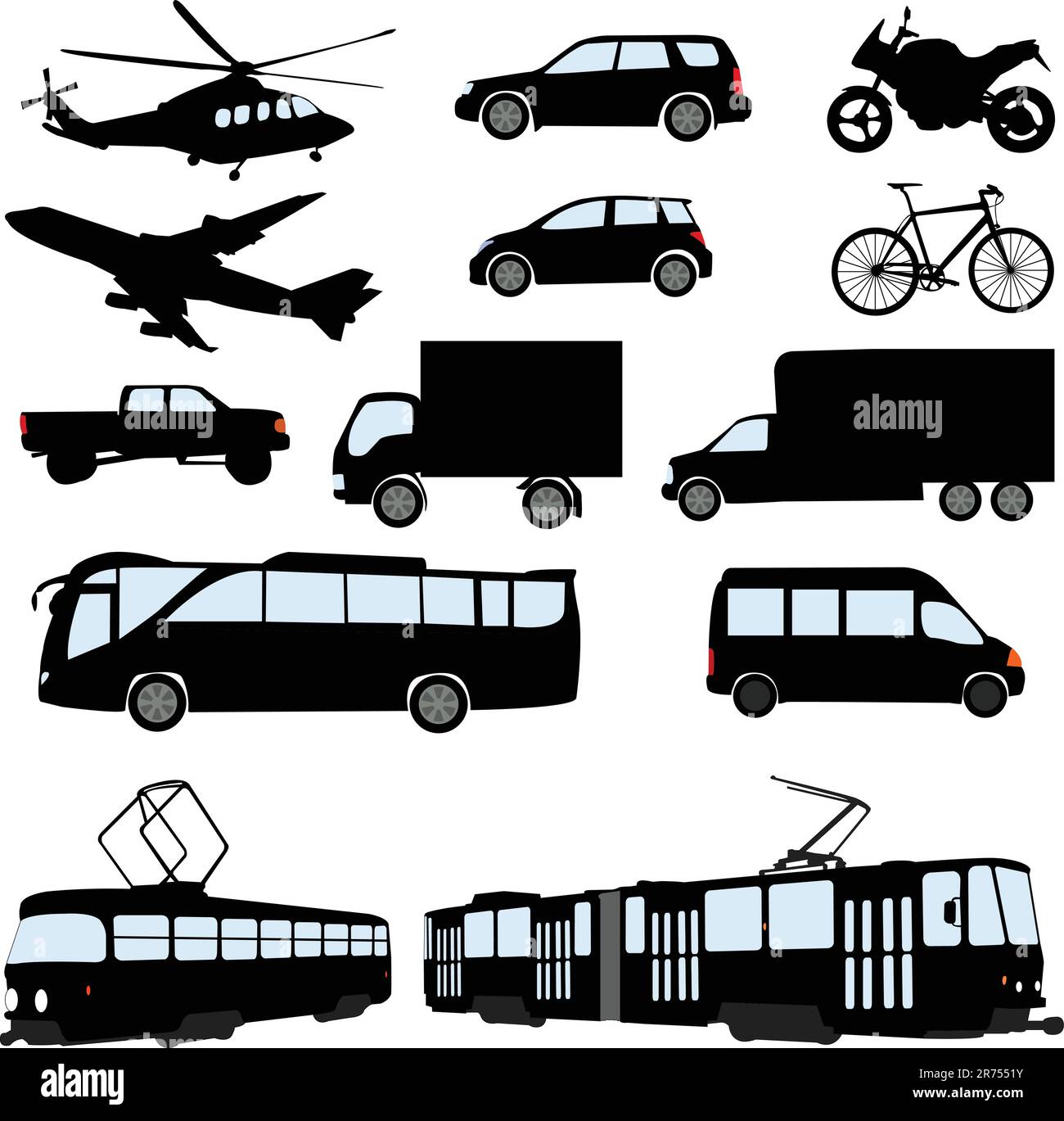 transportation - vector Stock Vector Image & Art - Alamy