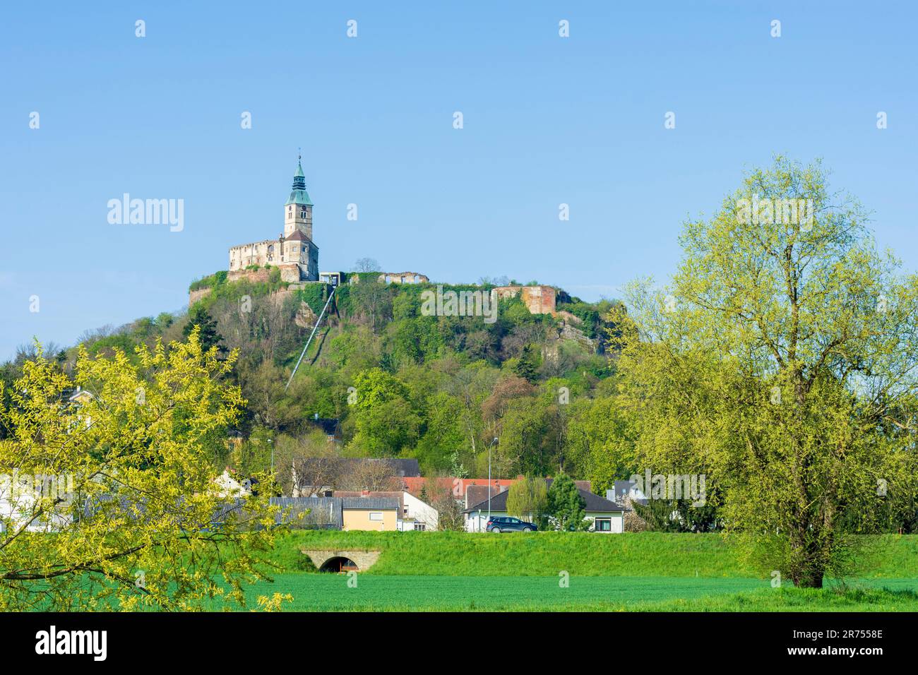 Güssing, Güssing Castle in Südburgenland, Burgenland, Austria Stock Photo