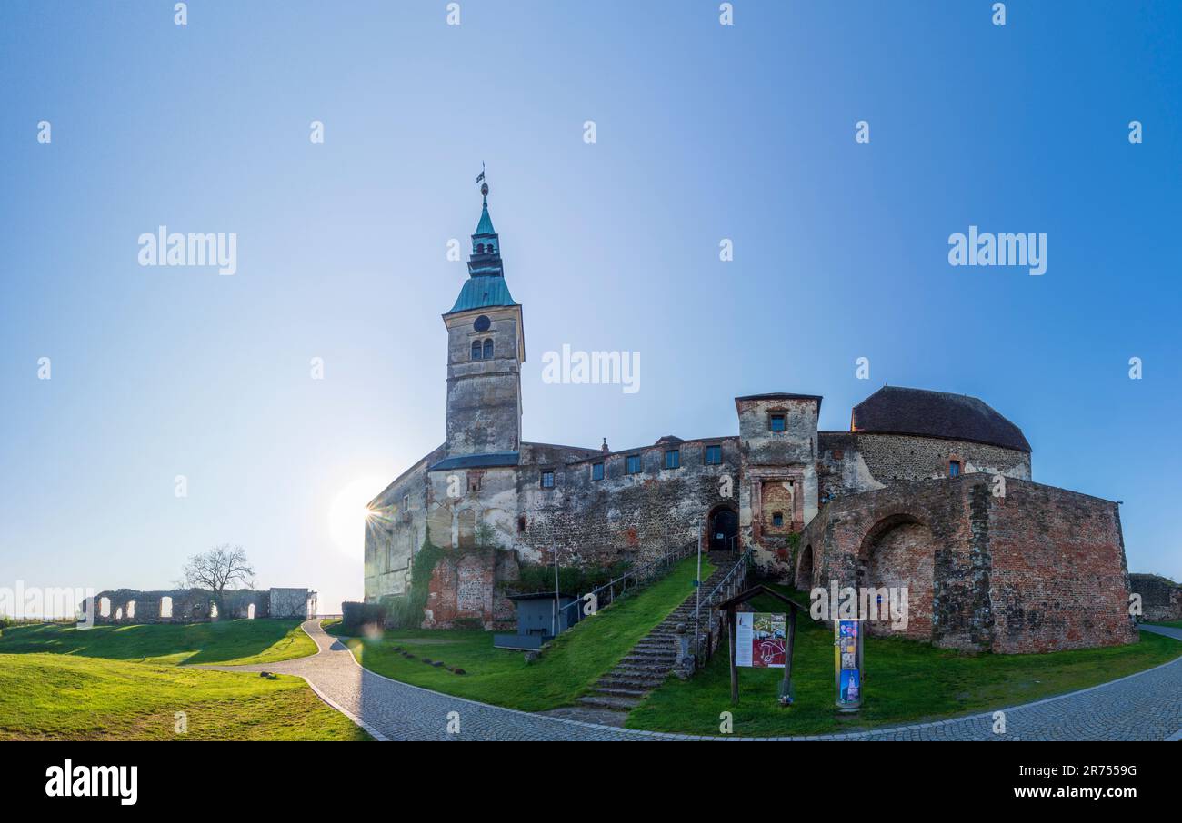 Güssing, Güssing Castle in Südburgenland, Burgenland, Austria Stock Photo