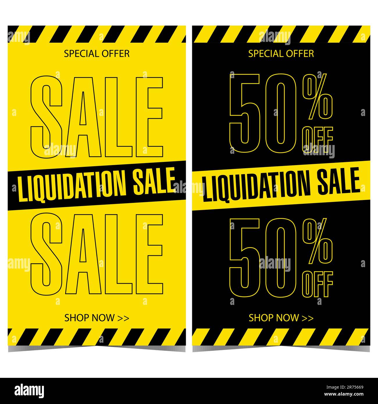 https://c8.alamy.com/comp/2R75669/sale-and-discount-black-yellow-banner-for-shopping-season-stock-liquidation-special-offer-price-reduction-promotion-campaign-and-advertising-2R75669.jpg