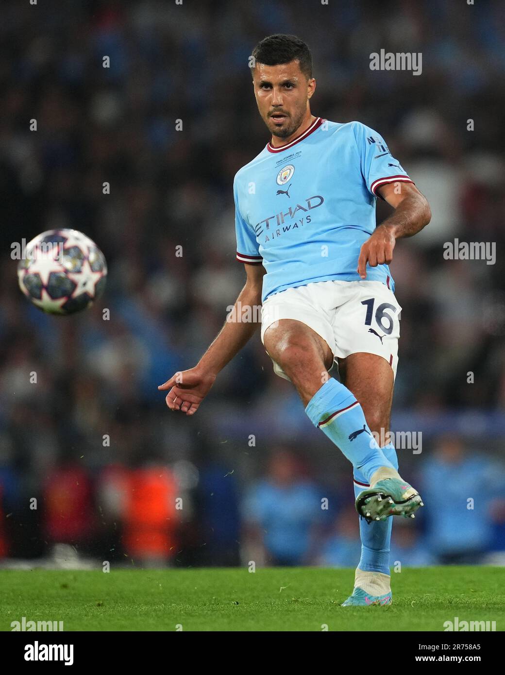 Istanbul, Spain. 10th June, 2023. Rodri Hernandez of Manchester City ...