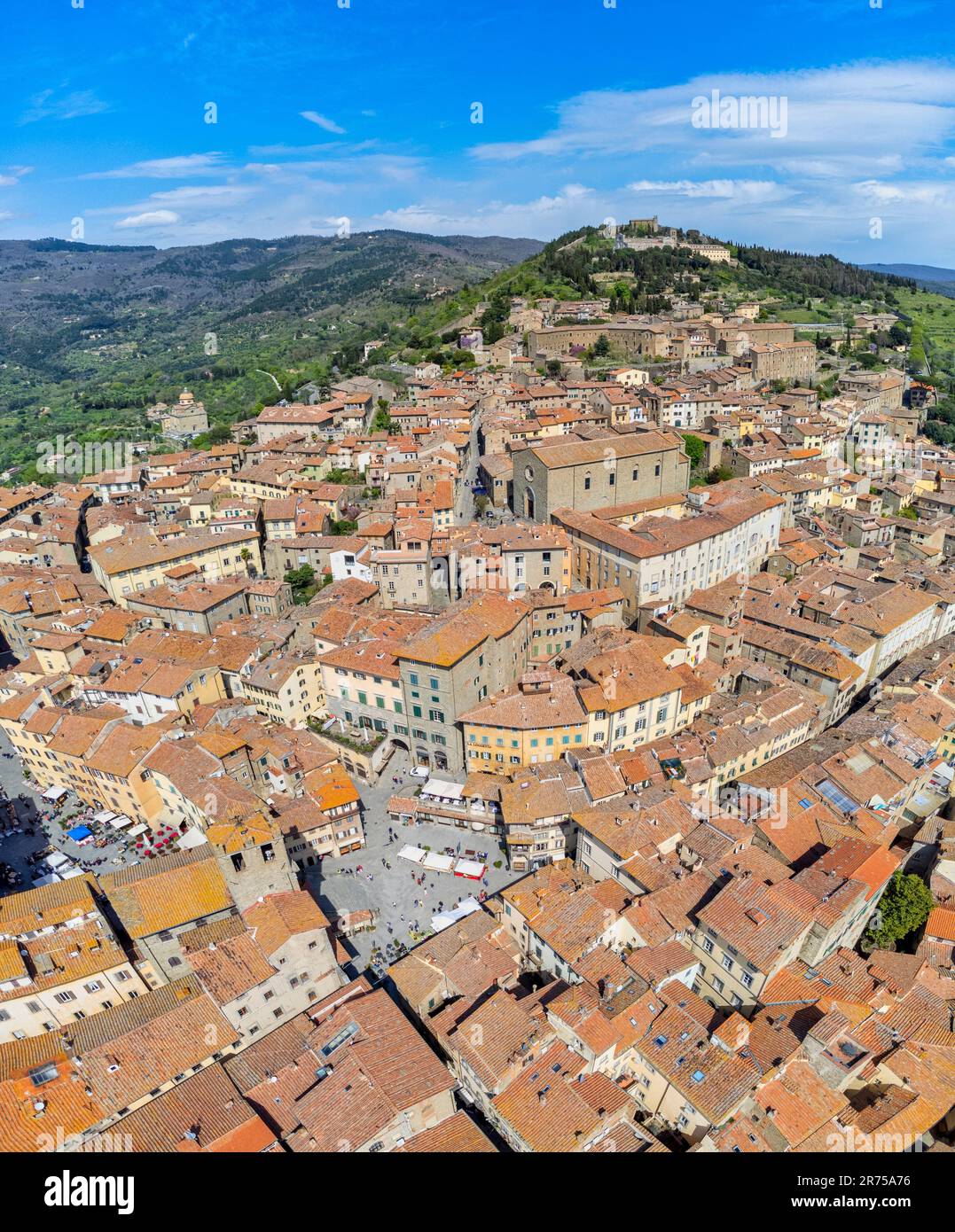 Tuscany arezzo aerial view hi res stock photography and images Alamy