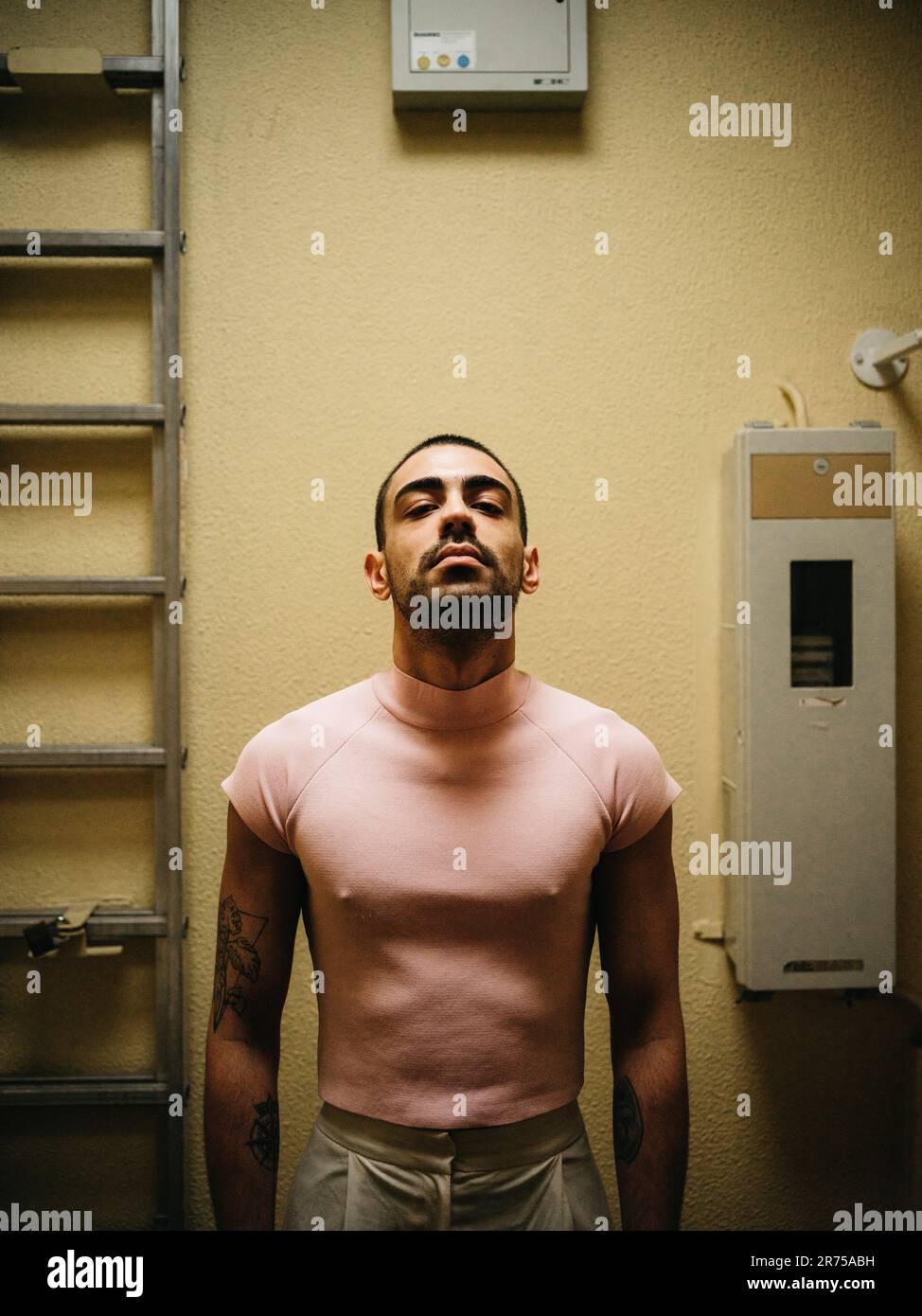 Pink half shirt hi-res stock photography and images - Alamy