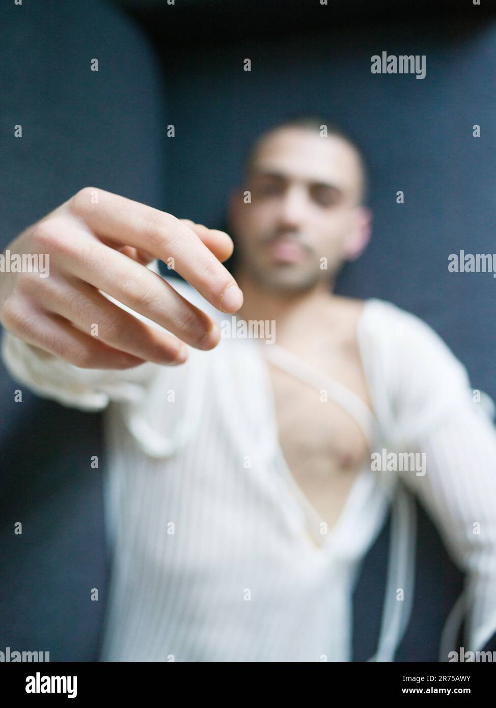 Man gesture blur hand hi-res stock photography and images - Alamy