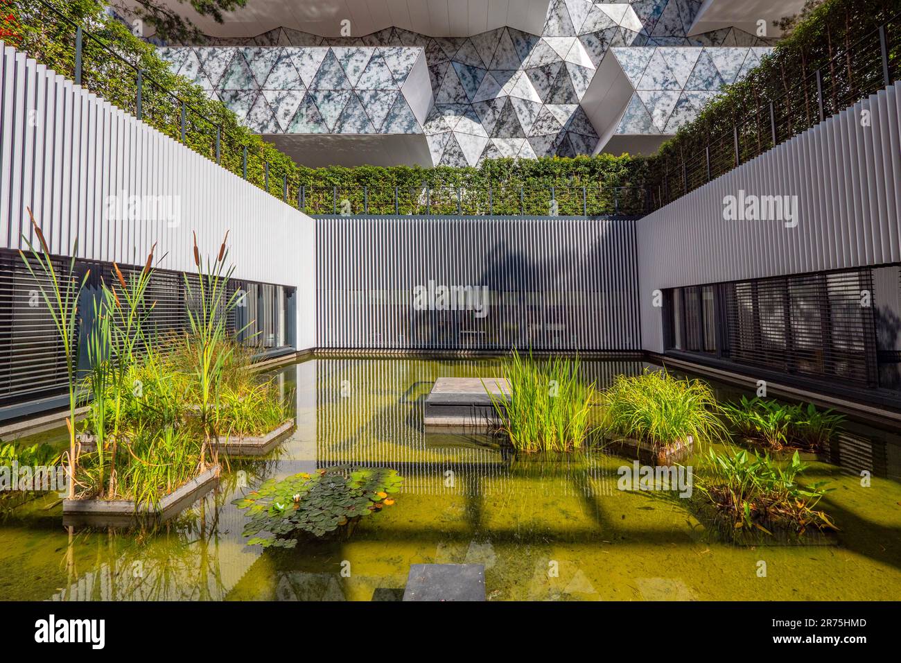Luxembourg Learning Center in the Belval district, Esch-sur-Alzette ...