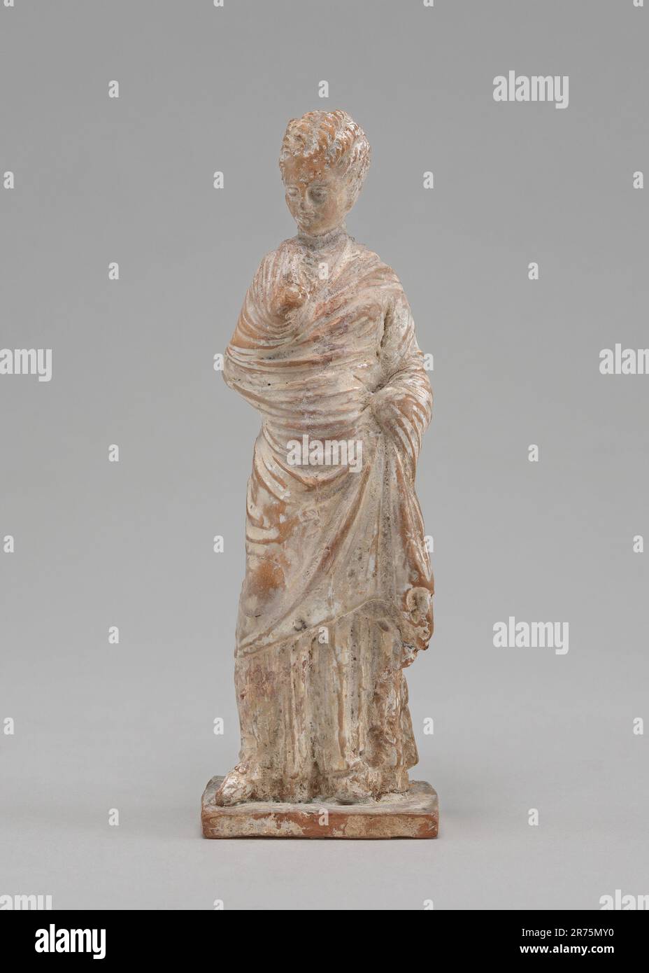 Tanagra 3rd Century B.C.  Standing Girl, 3rd century B.C Stock Photo