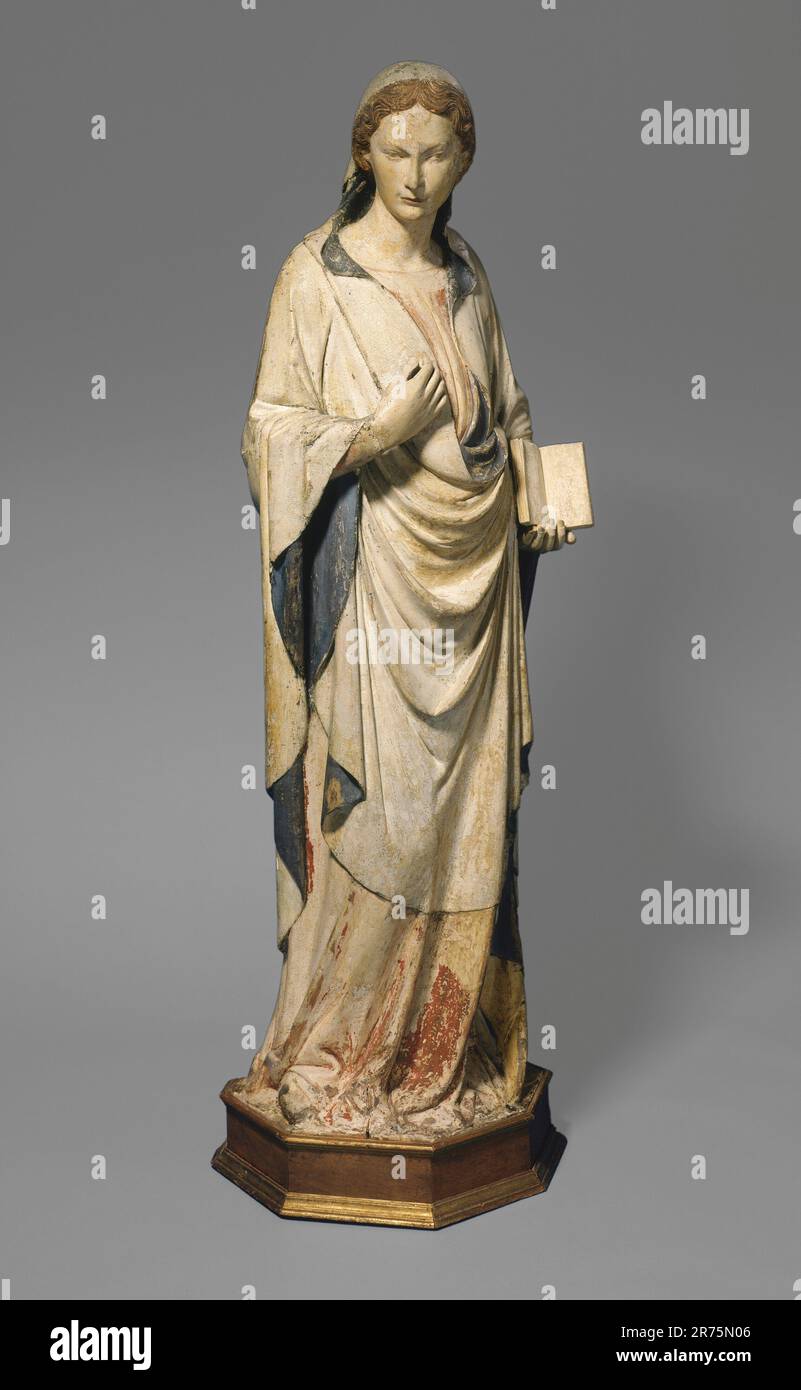 Pisan 14th Century  The Virgin Annunciate, 1325/1350 Stock Photo