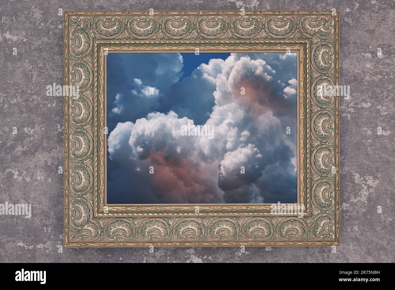 Abstract dark frame holiday hi-res stock photography and images - Alamy
