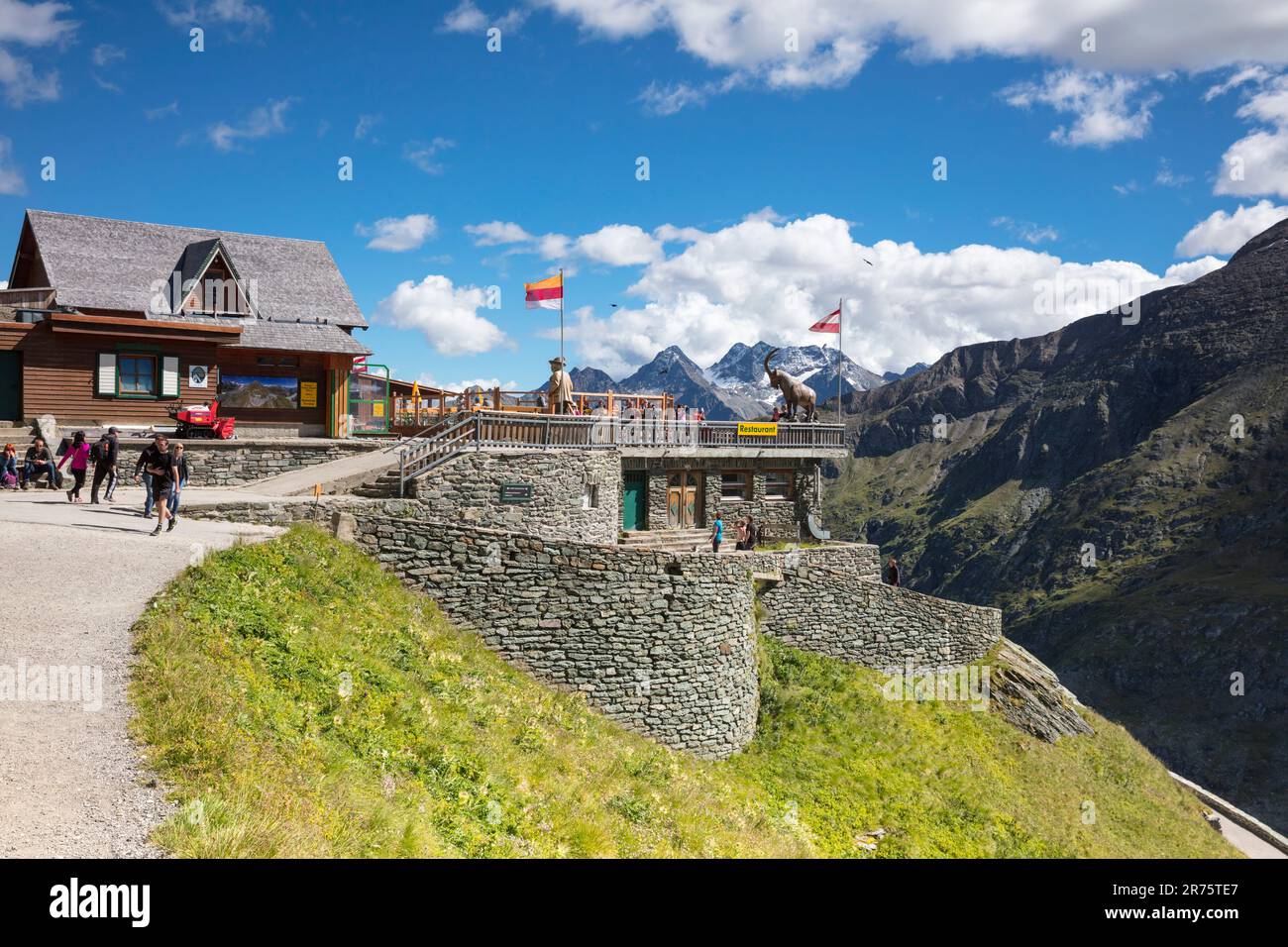 Panorama path Kaiser Franz Josefs Höhe Kaiser Franz Josef Haus