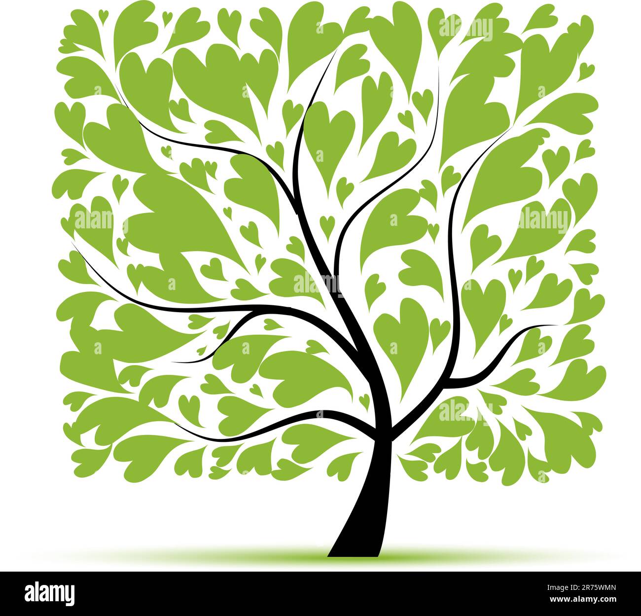 Art tree beautiful for your design Stock Vector Image & Art - Alamy