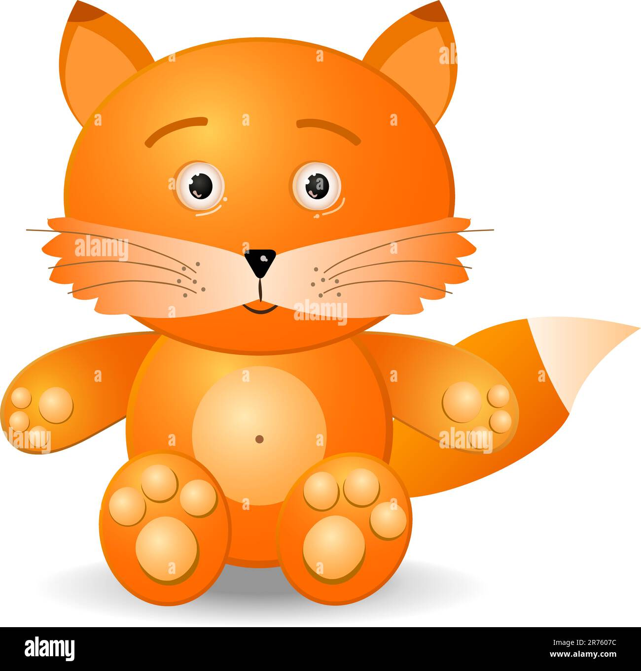 Juvenile red fox Stock Vector Images - Alamy