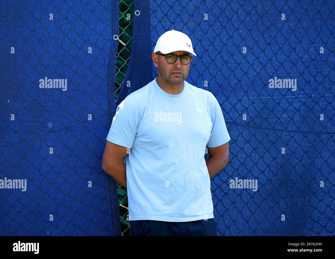 Andy Murray's physiotherapist Shane Annun on day two of the Rothesay ...