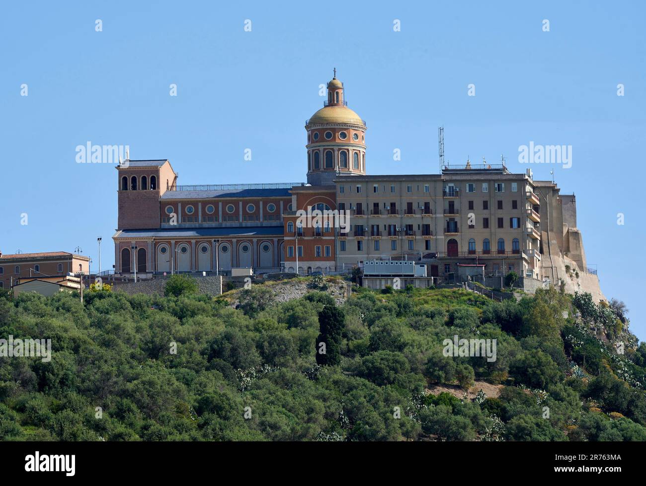 Basilica Santuario Maria Del Tindari Tindari (Me) Santuario di Maria Santissima del Tindari Stock Photo - Alamy