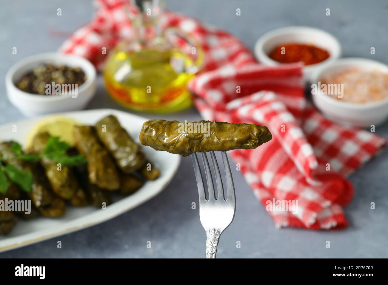 Stuffed collard greens with boiled leaves, traditonal turkish black sea