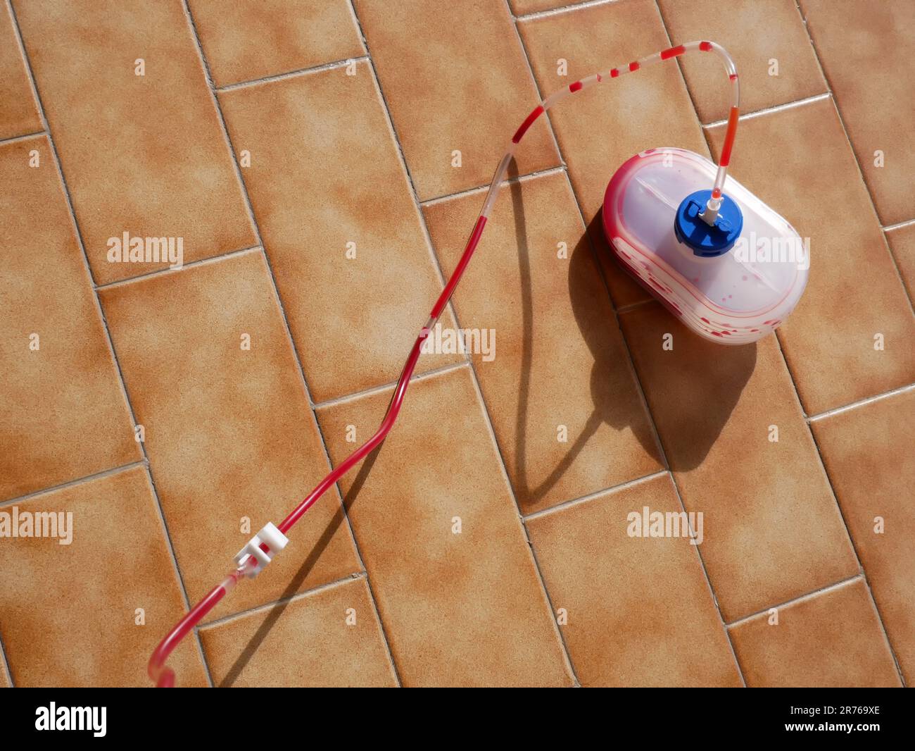 Bellows for surgical postoperative drainage Stock Photo Alamy