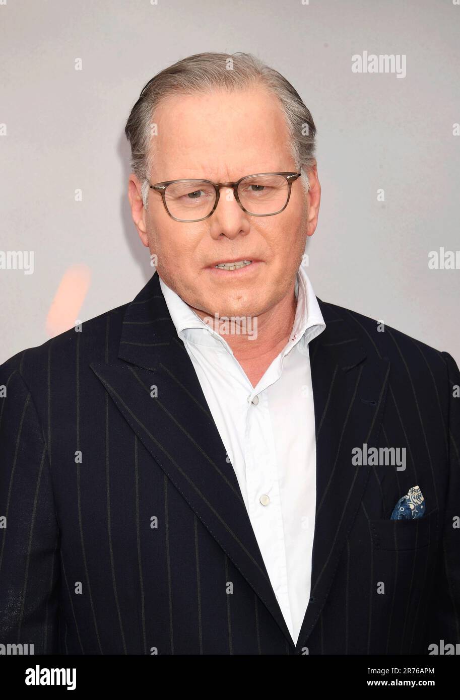 HOLLYWOOD, CALIFORNIA - JUNE 12: CEO Warner Bros. Discovery David Zaslav attends the Los Angeles premiere of Warner Bros. 'The Flash' at Ovation Holly Stock Photo