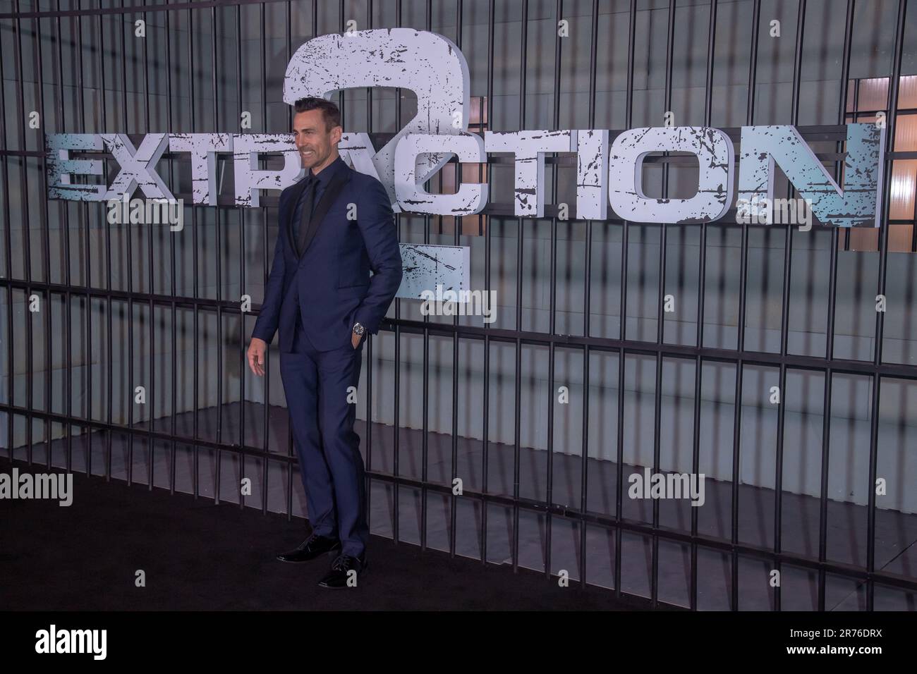 New York, United States. 12th June, 2023. Daniel Bernhardt attends the Netflix's 'Extraction 2' New York premiere at Jazz at Lincoln Center in New York City. Credit: SOPA Images Limited/Alamy Live News Stock Photo