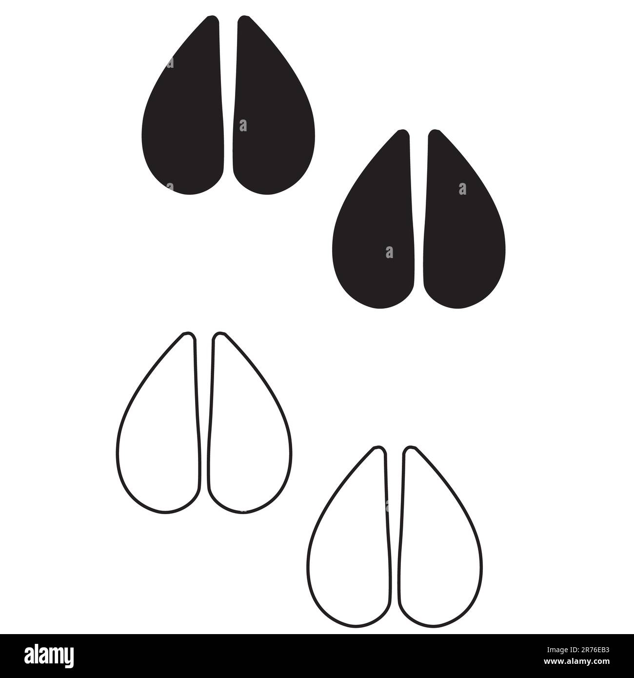 Cow foot print hires stock photography and images Alamy