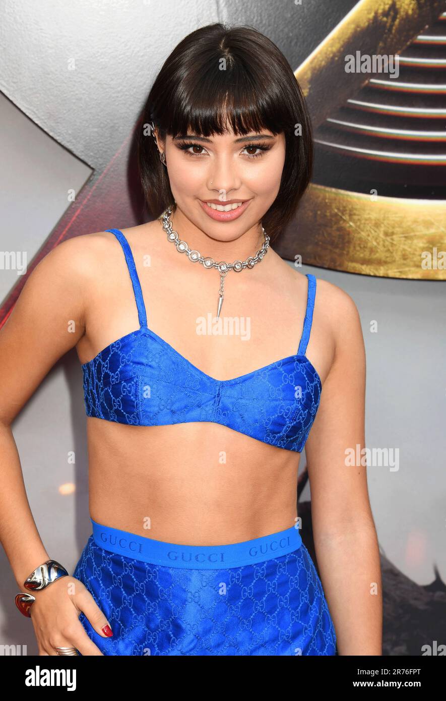 Hollywood, California, USA. 12th June, 2023. Xochitl Gomez attends the Los Angeles premiere of Warner Bros. 'The Flash' at Ovation Hollywood on June 12, 2023 in Hollywood, California. Credit: Jeffrey Mayer/Jtm Photos/Media Punch/Alamy Live News Stock Photo