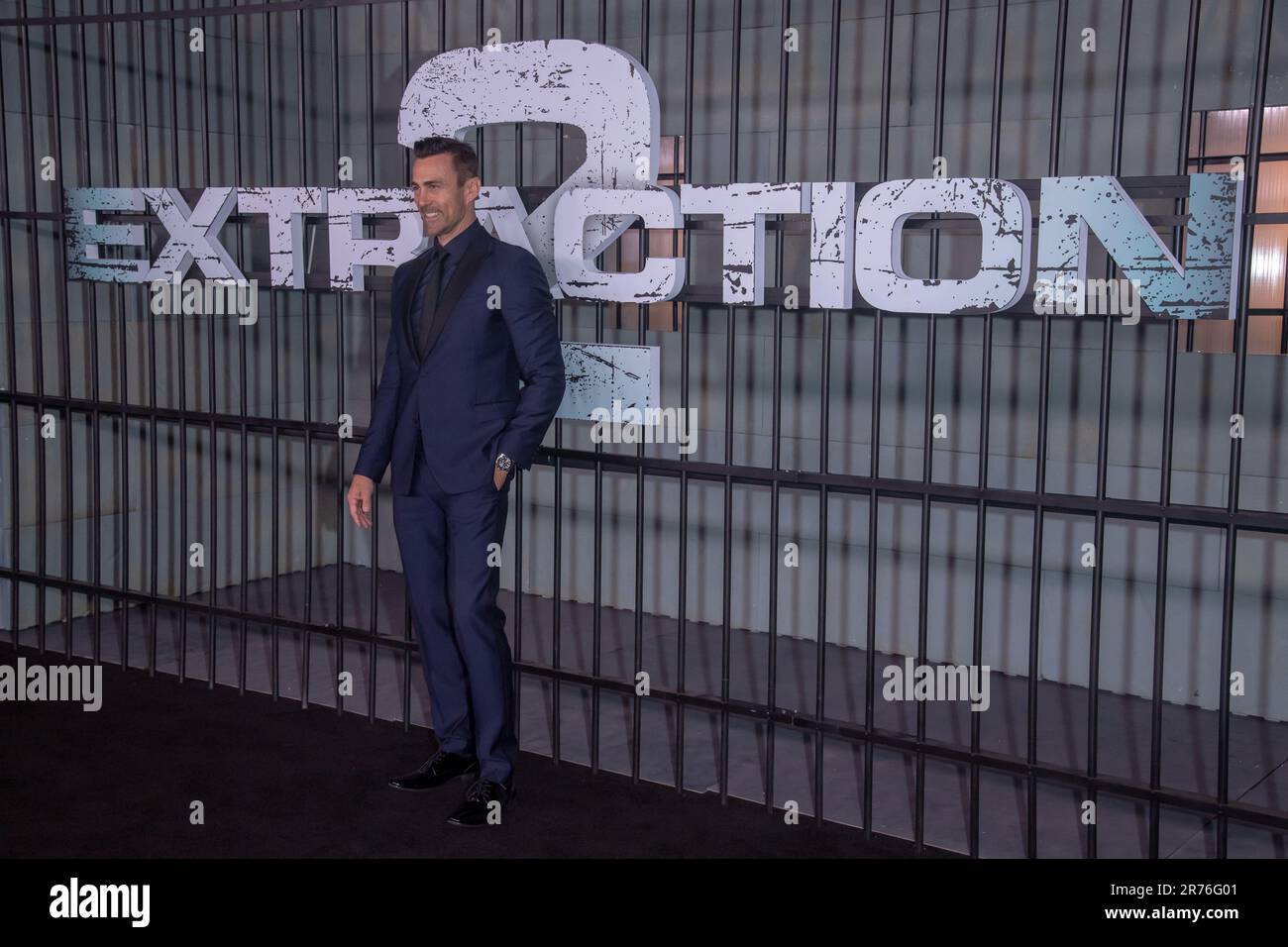 New York, United States. 12th June, 2023. Daniel Bernhardt attends the Netflix's 'Extraction 2' New York premiere at Jazz at Lincoln Center in New York City. (Photo by Ron Adar/SOPA Images/Sipa USA) Credit: Sipa USA/Alamy Live News Stock Photo