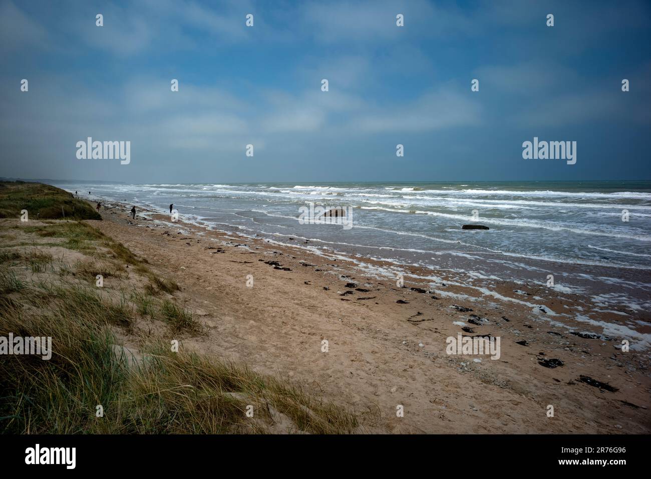 Omaha Beach Normandy France June 2023 Omaha Beach was one of five beach