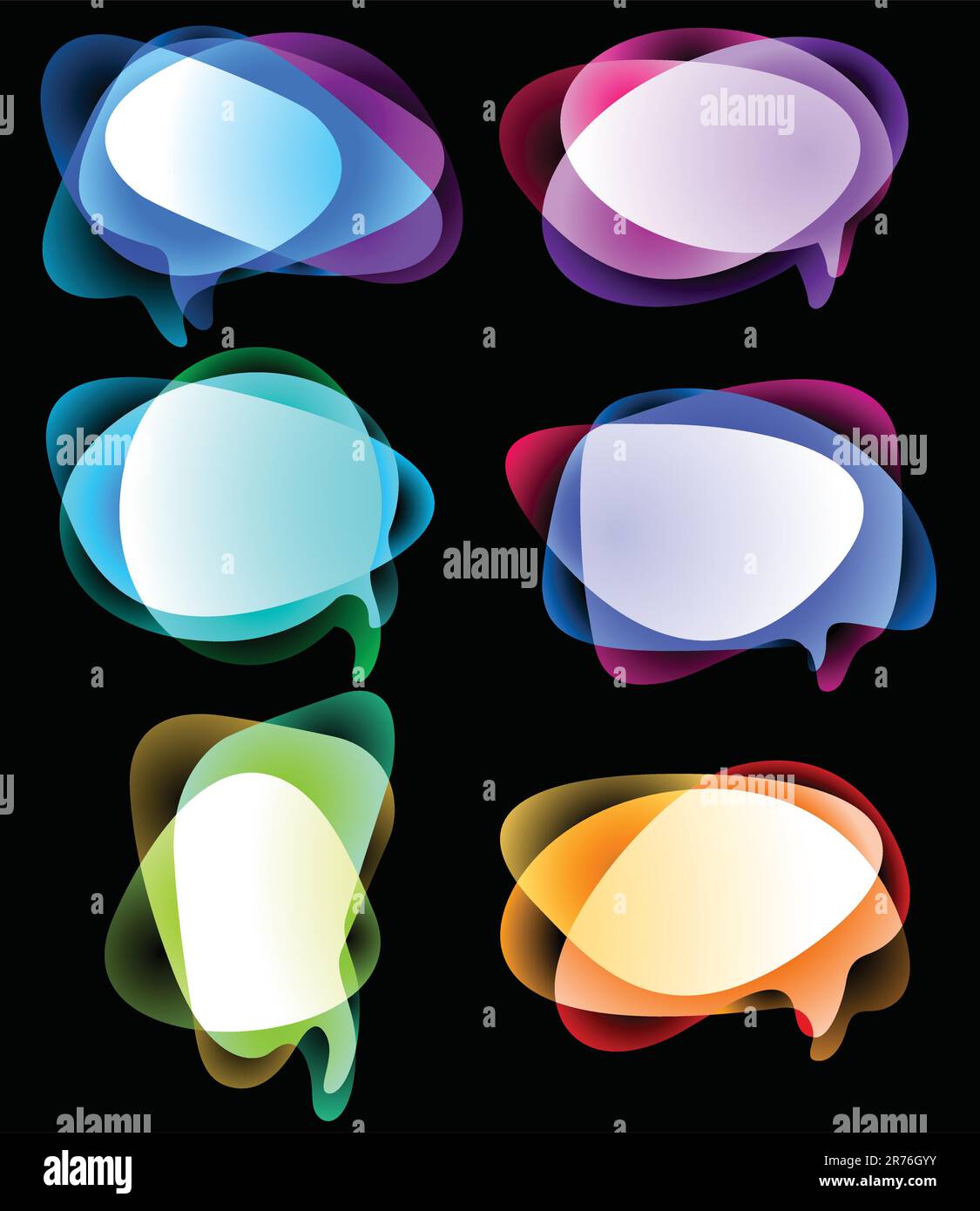 vector bubbles for speech Stock Vector Image & Art - Alamy