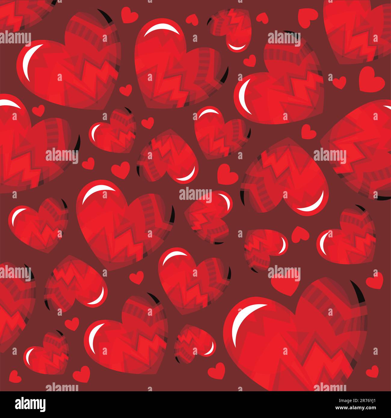 vector illustration of a valentine card Stock Vector Image & Art - Alamy