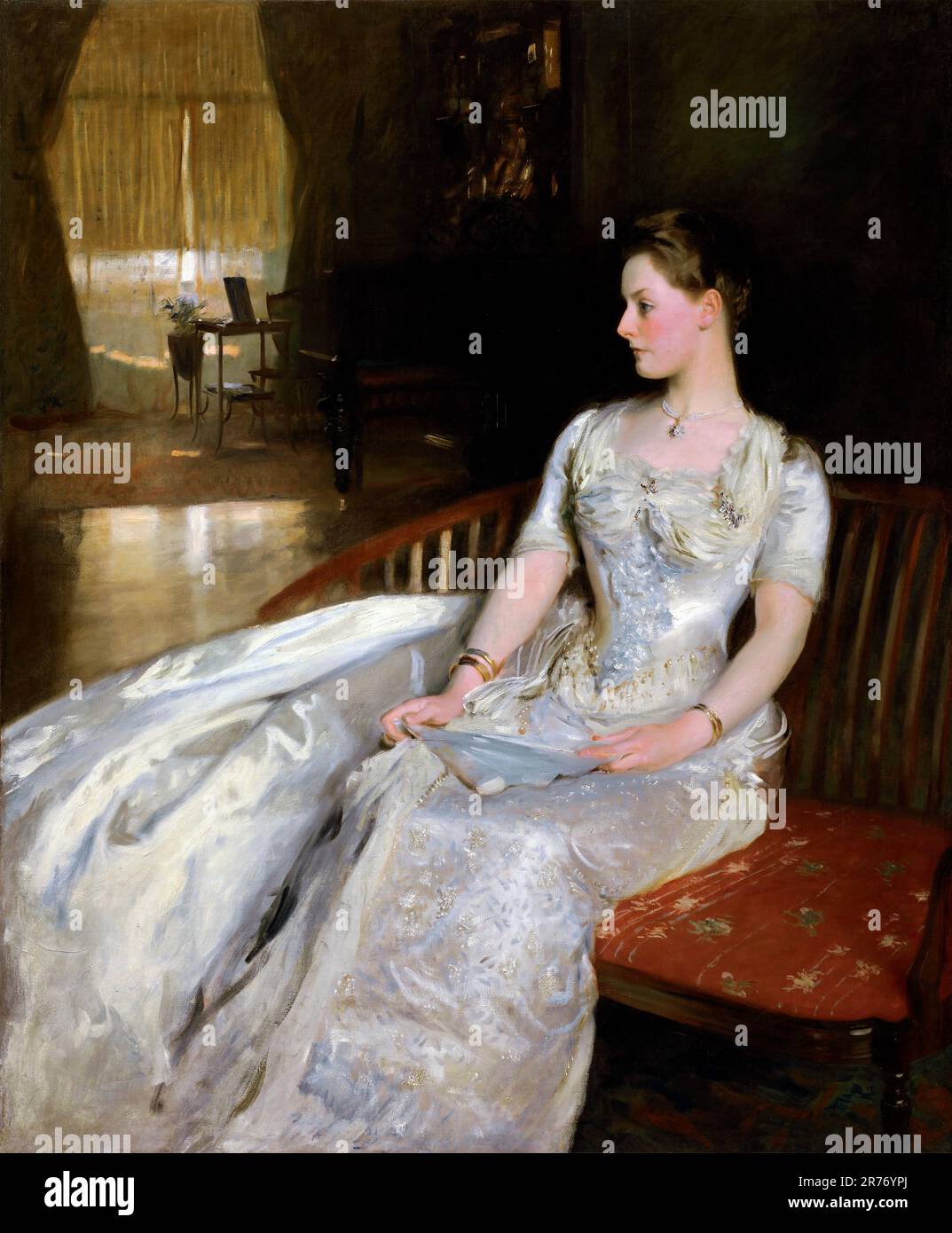 Mrs Cecil Wade by John Singer Sargent (1856-1925), oil on canvas, 1886 Stock Photo