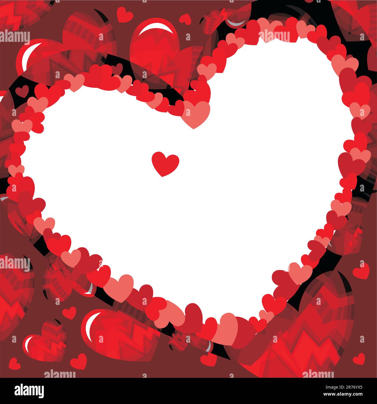 vector illustration of a valentine card Stock Vector Image & Art - Alamy