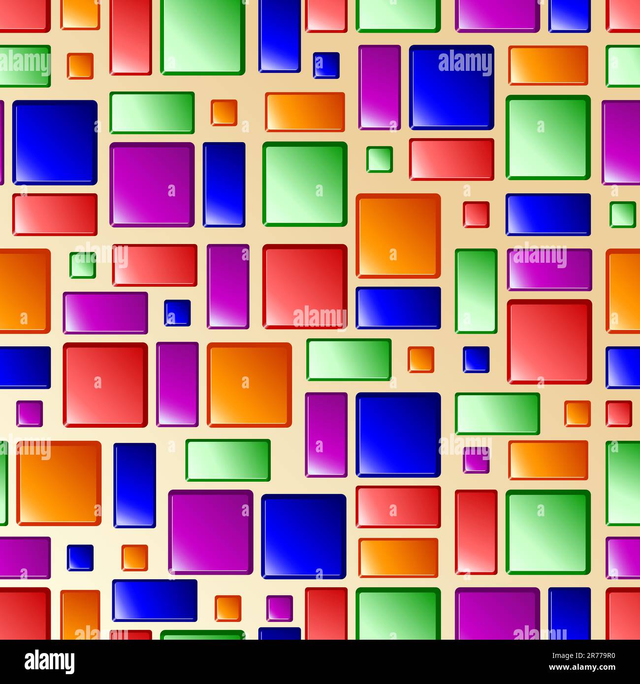 vector seamless bright tile texture, clipping mask Stock Vector Image