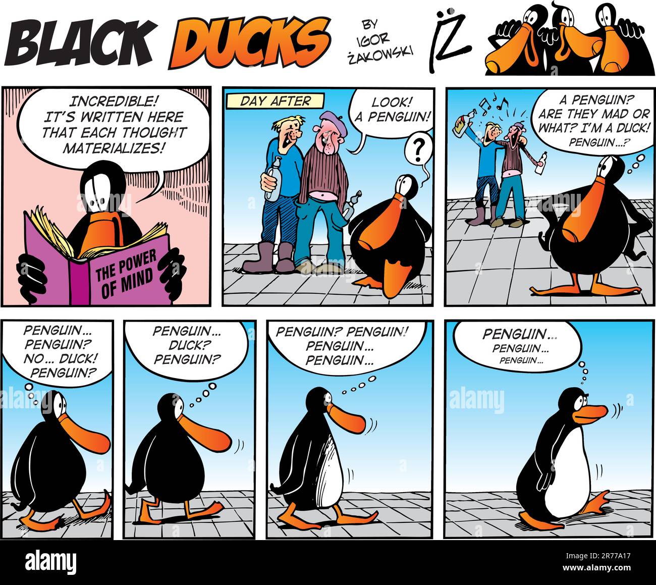 Black Ducks Comic Strip Episode 44 Stock Vector Image & Art - Alamy