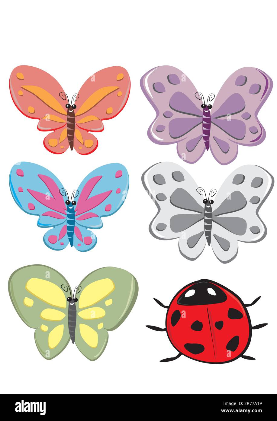 Butterfly illustration Stock Vector