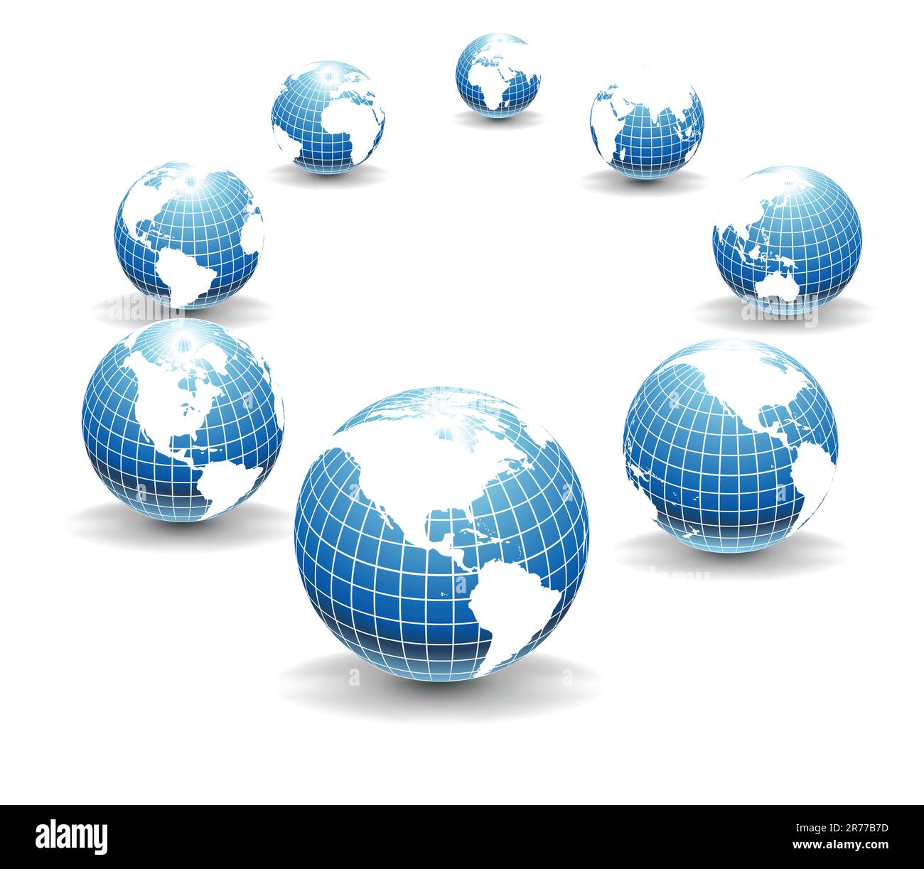 Globe of the World Stock Vector Image & Art - Alamy