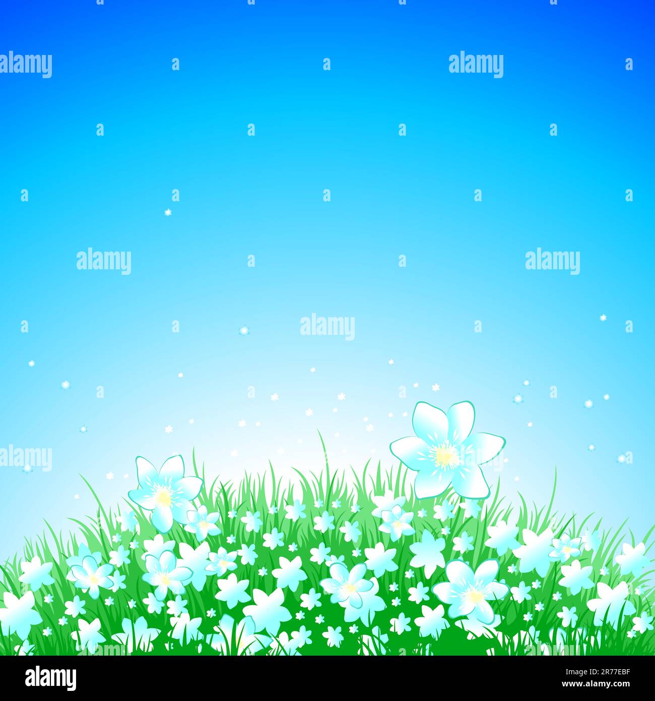 background landscape, this  illustration may be useful  as designer work Stock Vector