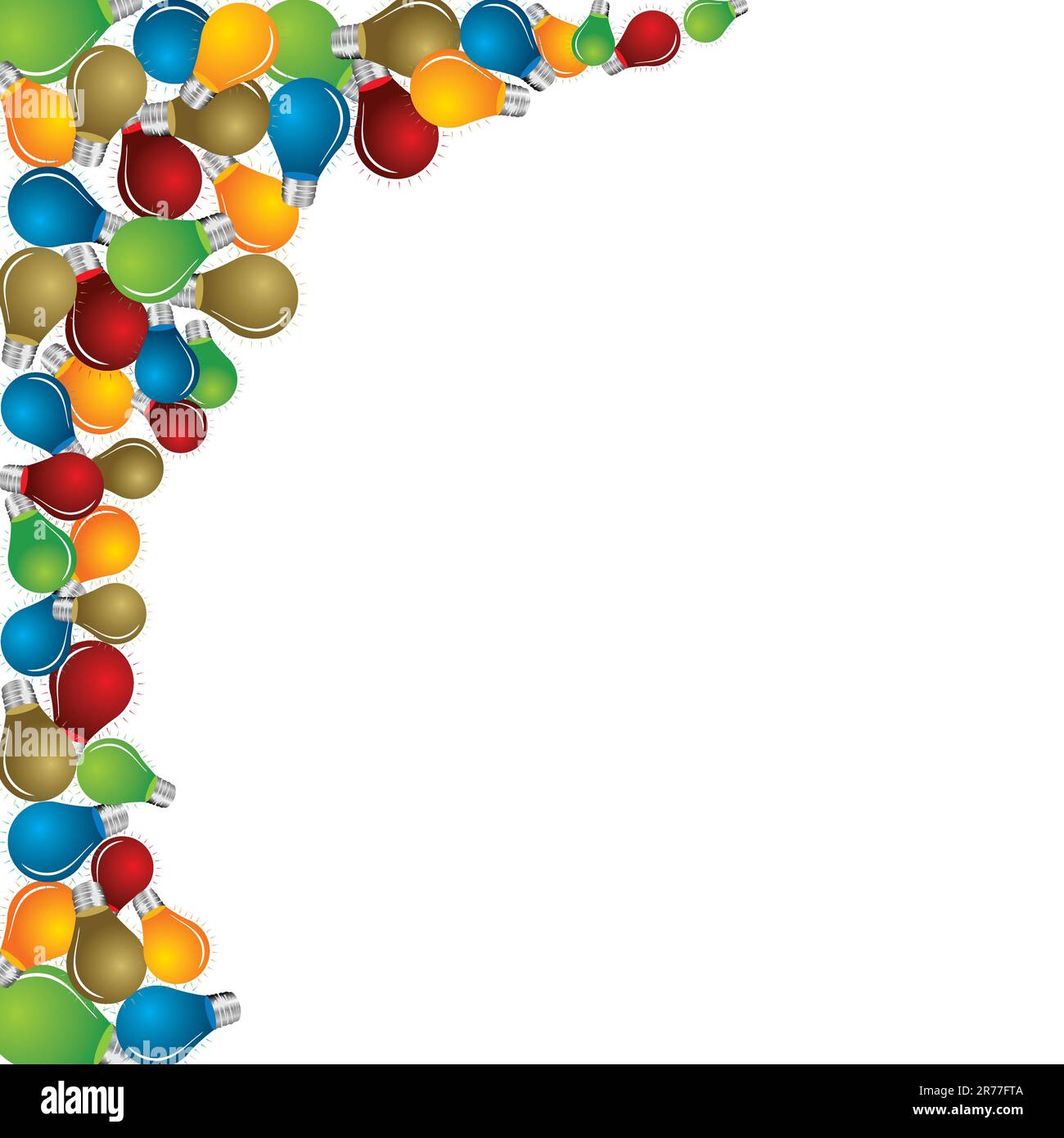 colorful bulb background Stock Vector Image & Art - Alamy