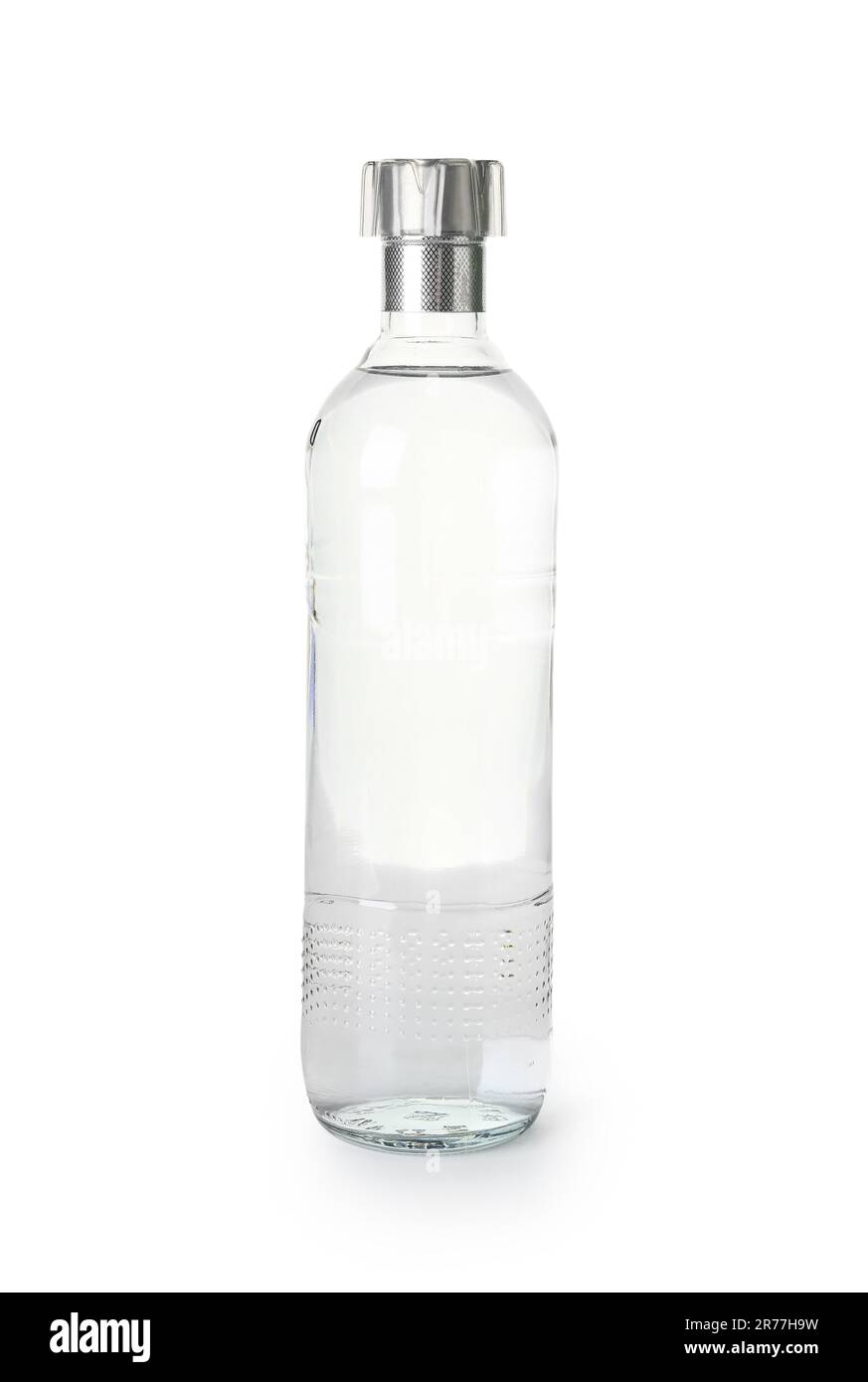 Bottle of vodka isolated on white background Stock Photo - Alamy