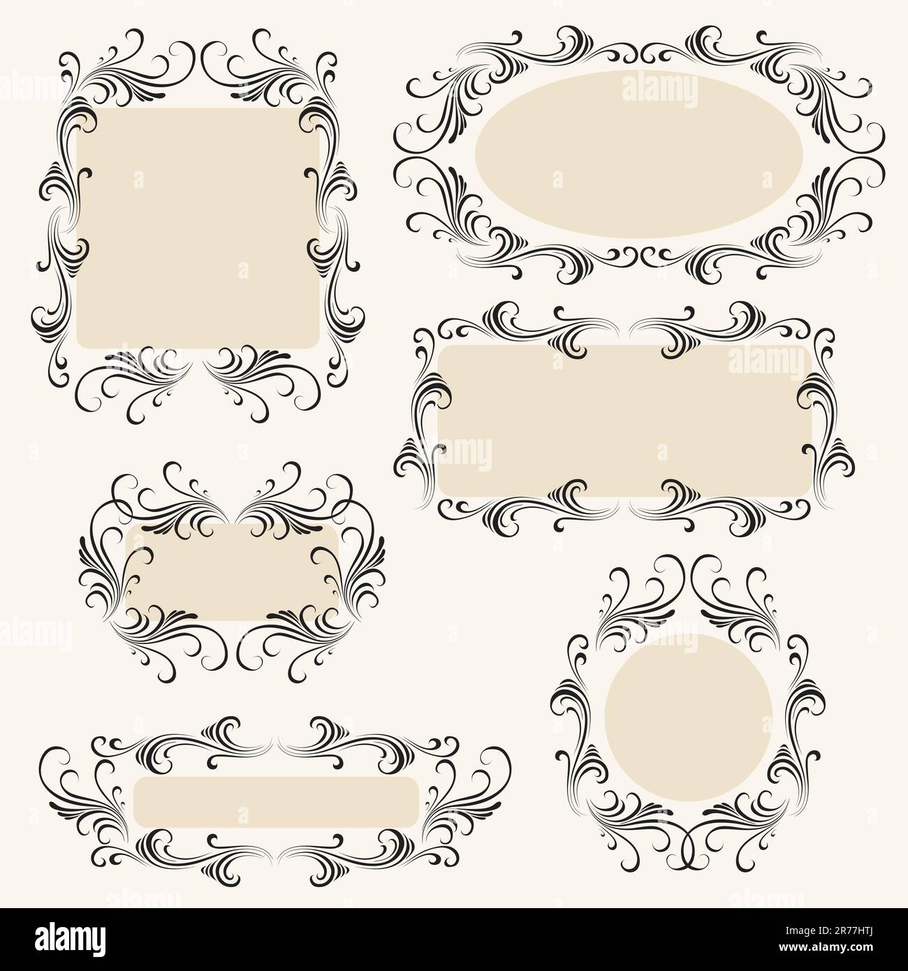 Decorative frames hi-res stock photography and images - Alamy