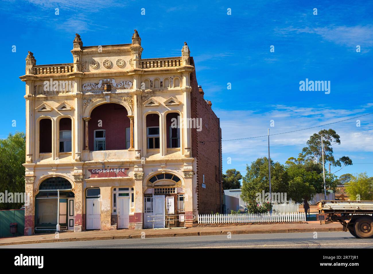The Marvel Bar Hotel in Coolgardie, Western Australia, now derelict