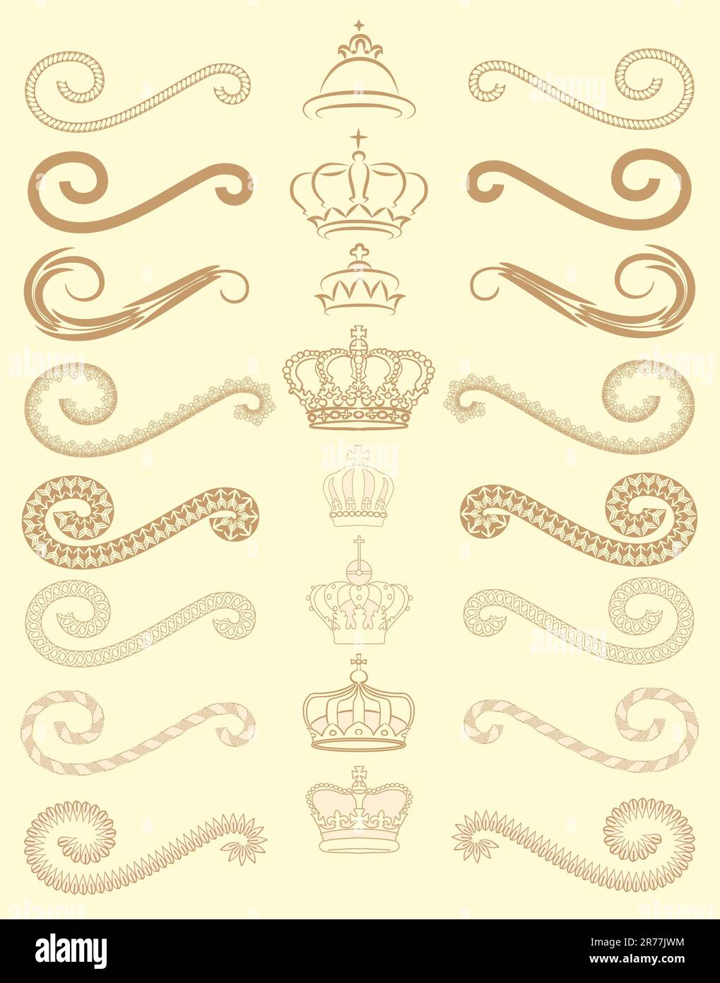 Foreground crown Stock Vector Images - Alamy