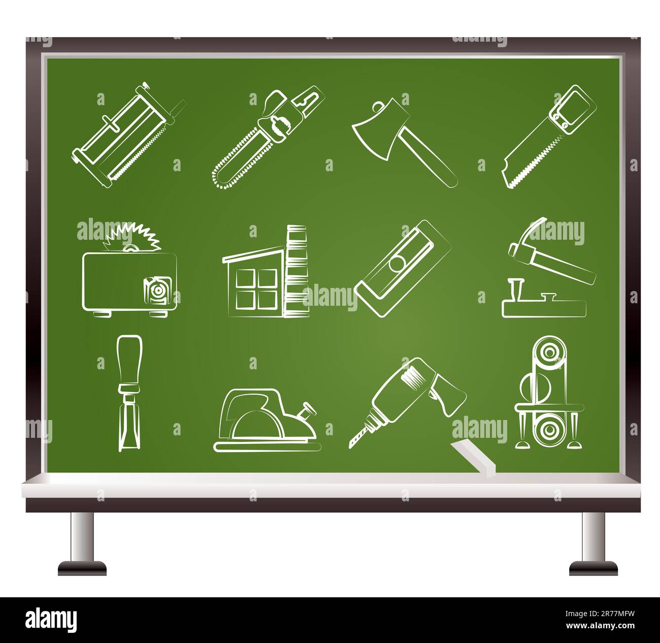 Sawmill site Stock Vector Images - Alamy