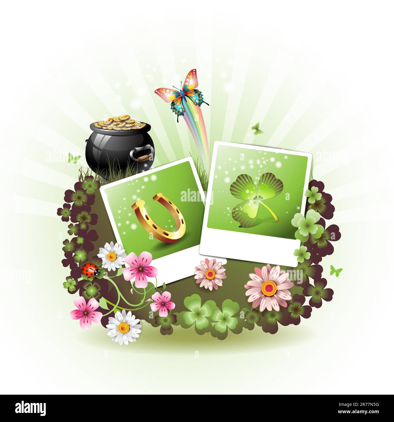st patricks day butterfly