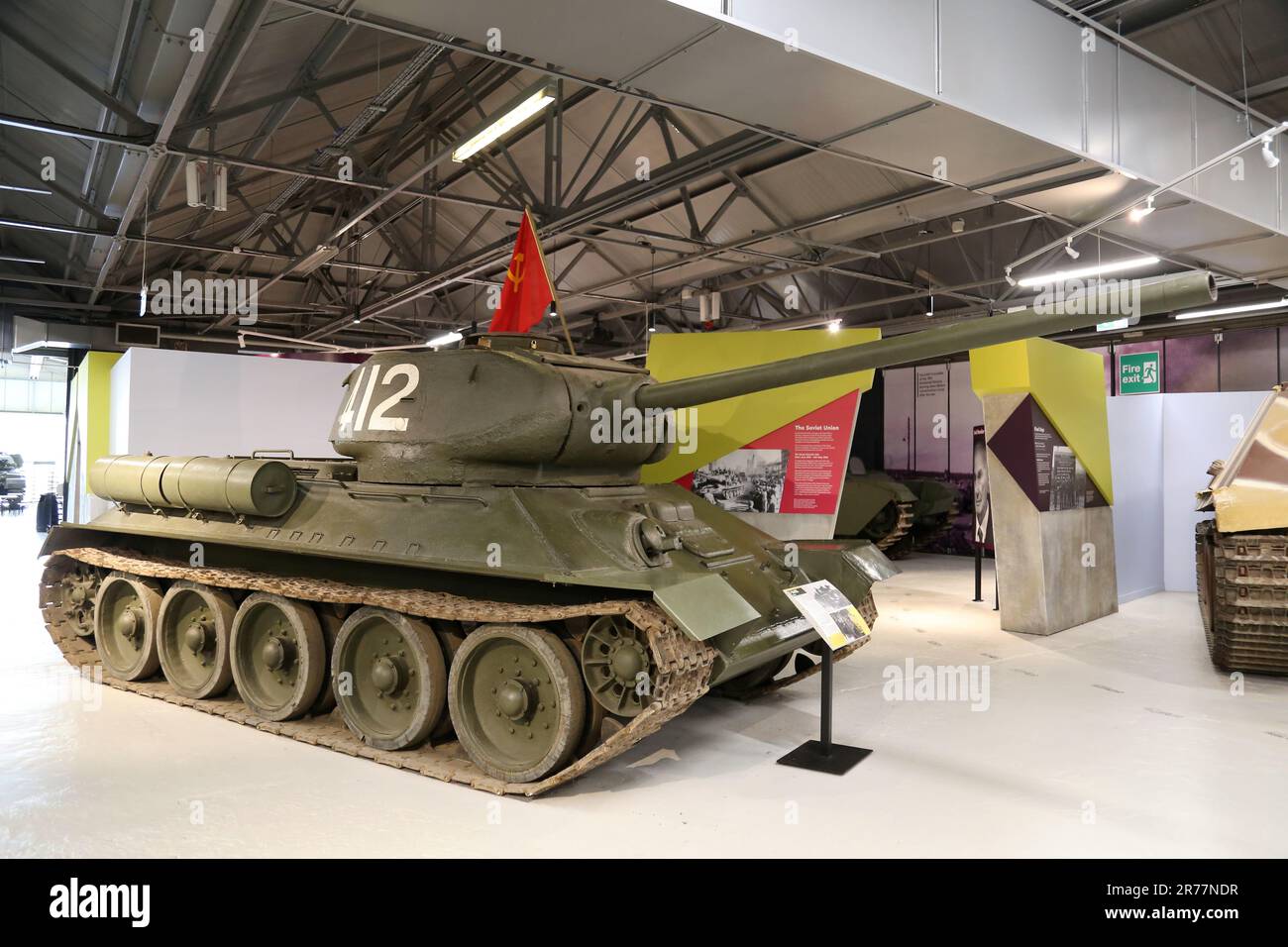 WW2 Russian T 34 85 The Tank Museum Bovington Camp Dorchester 