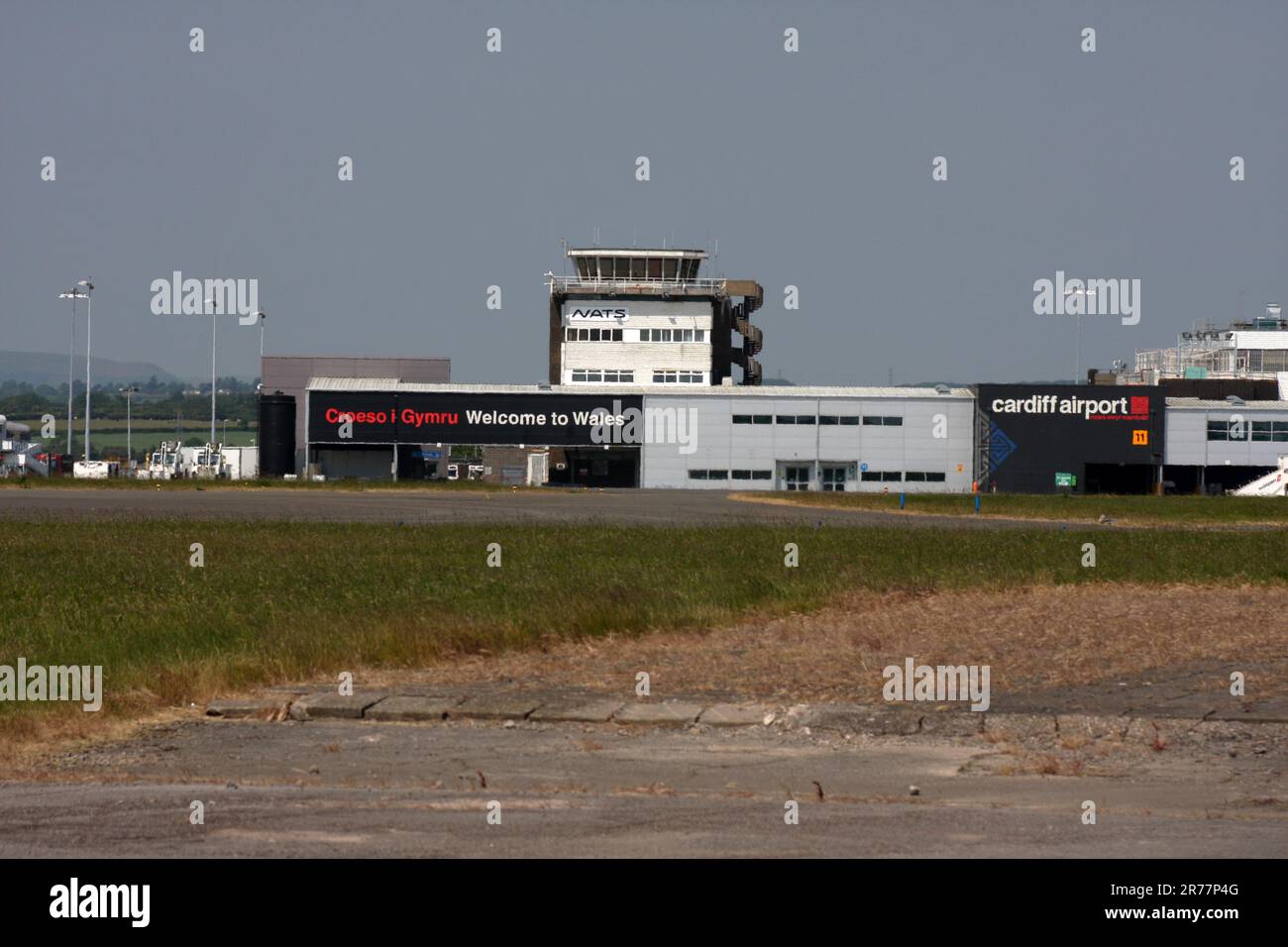 Cardiff International Airport Wales Stock Photo Alamy