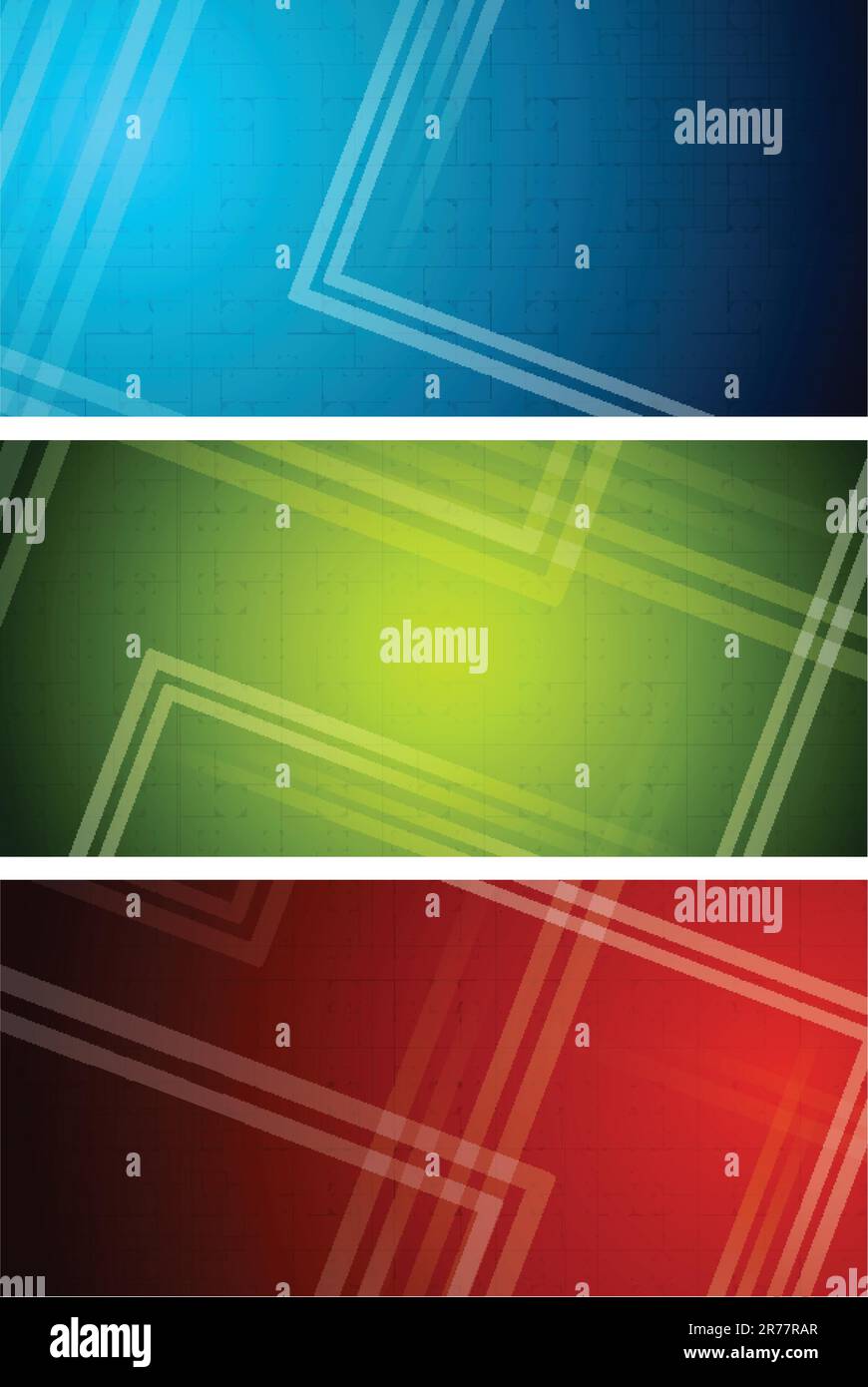 Vector tech banners Stock Vector Images - Alamy