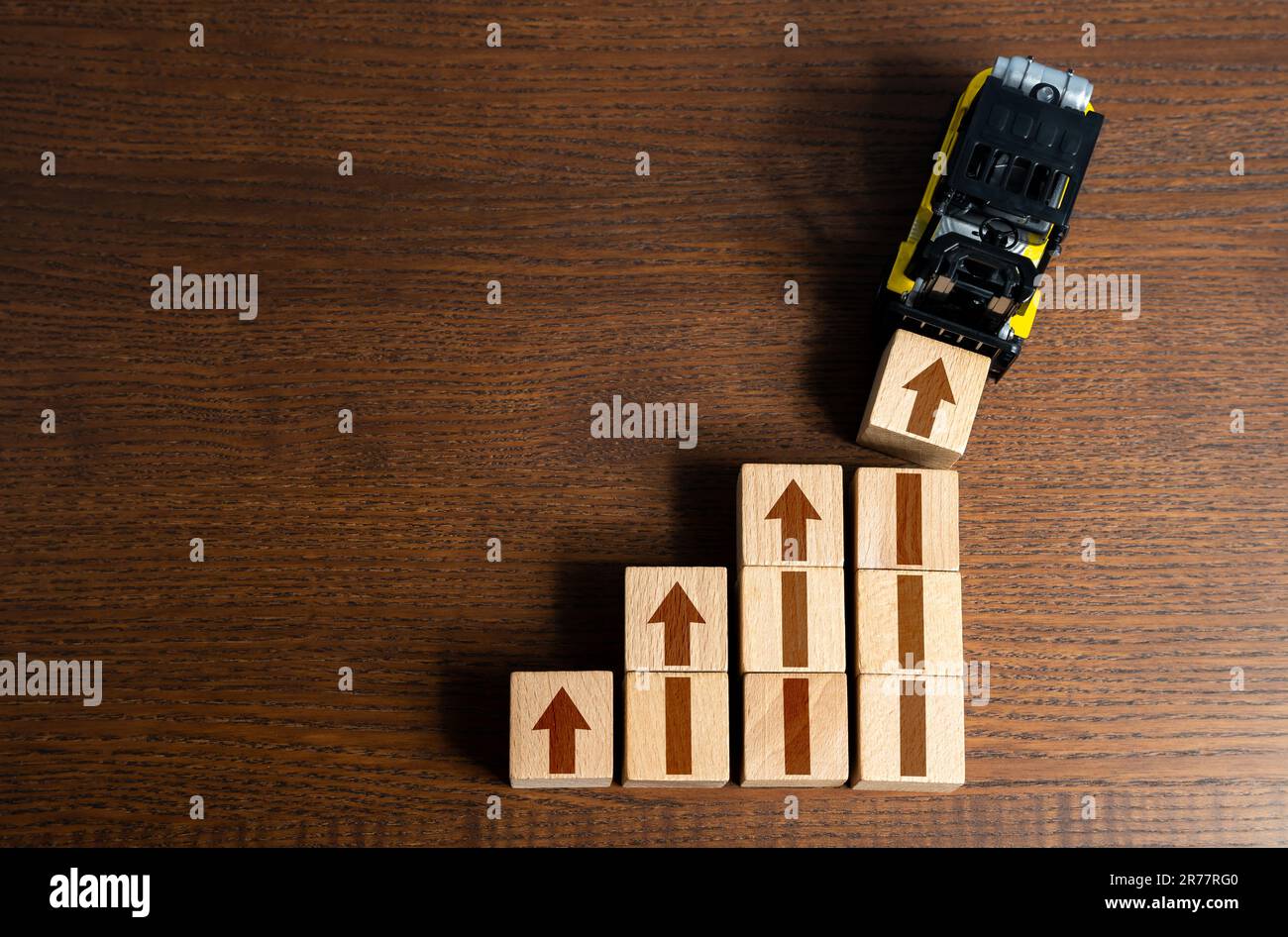 Forklift builds a growth scale. The growth of economic indicators