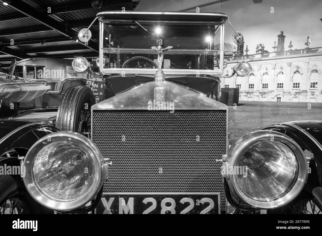 Sparkford.Somerset.United Kingdom.March 26th 2023.A Rolls Royce Silver Ghost Limousine from 1922 is on show at the Haynes Motor Museum in Somerset Stock Photo
