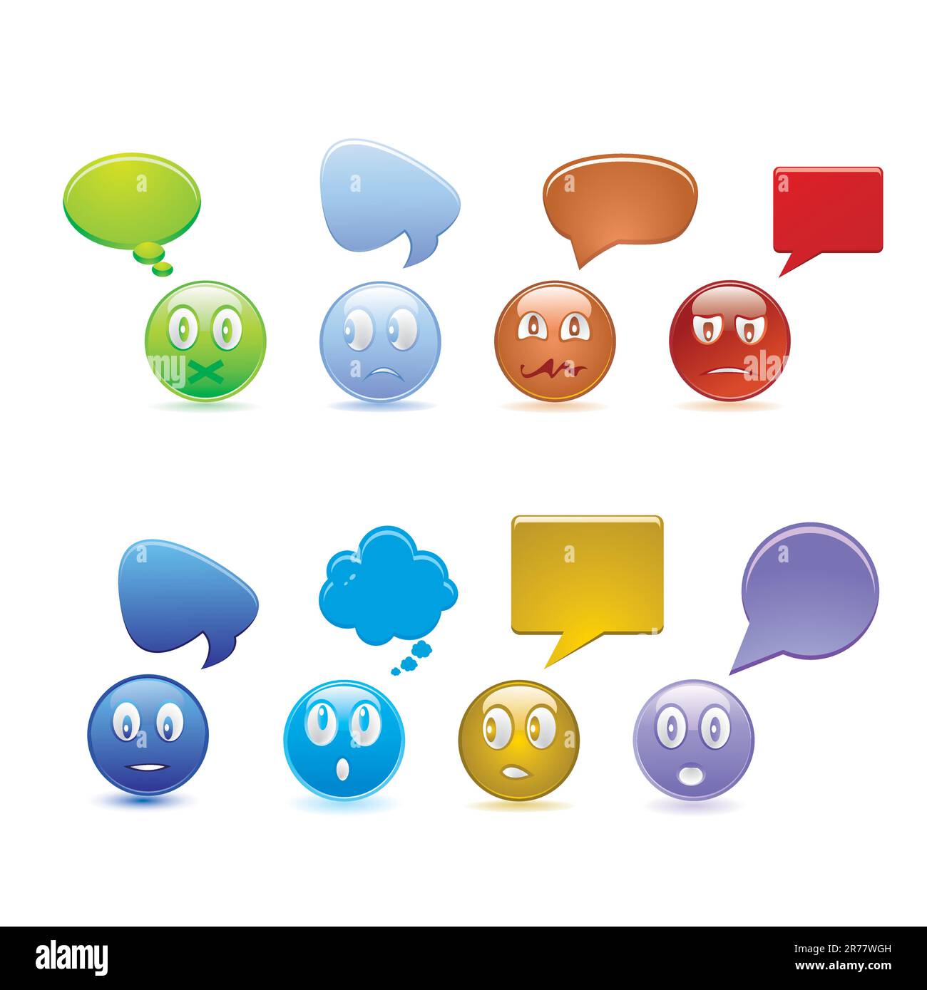 Smiles happy Stock Vector Images - Alamy