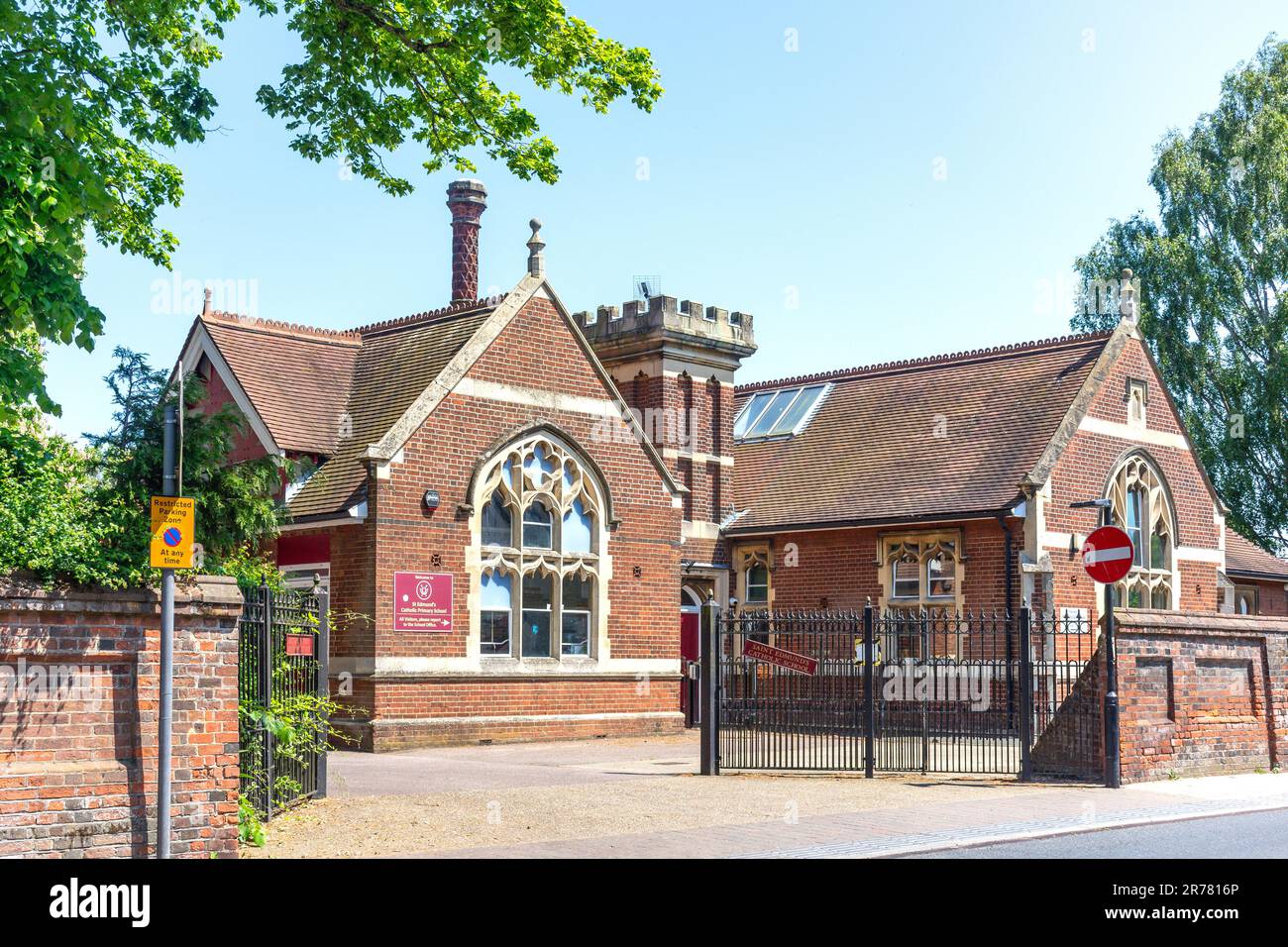 St Edmund's Catholic Primary School, St Mary's Street, Bungay, Suffolk, England, United Kingdom Stock Photo