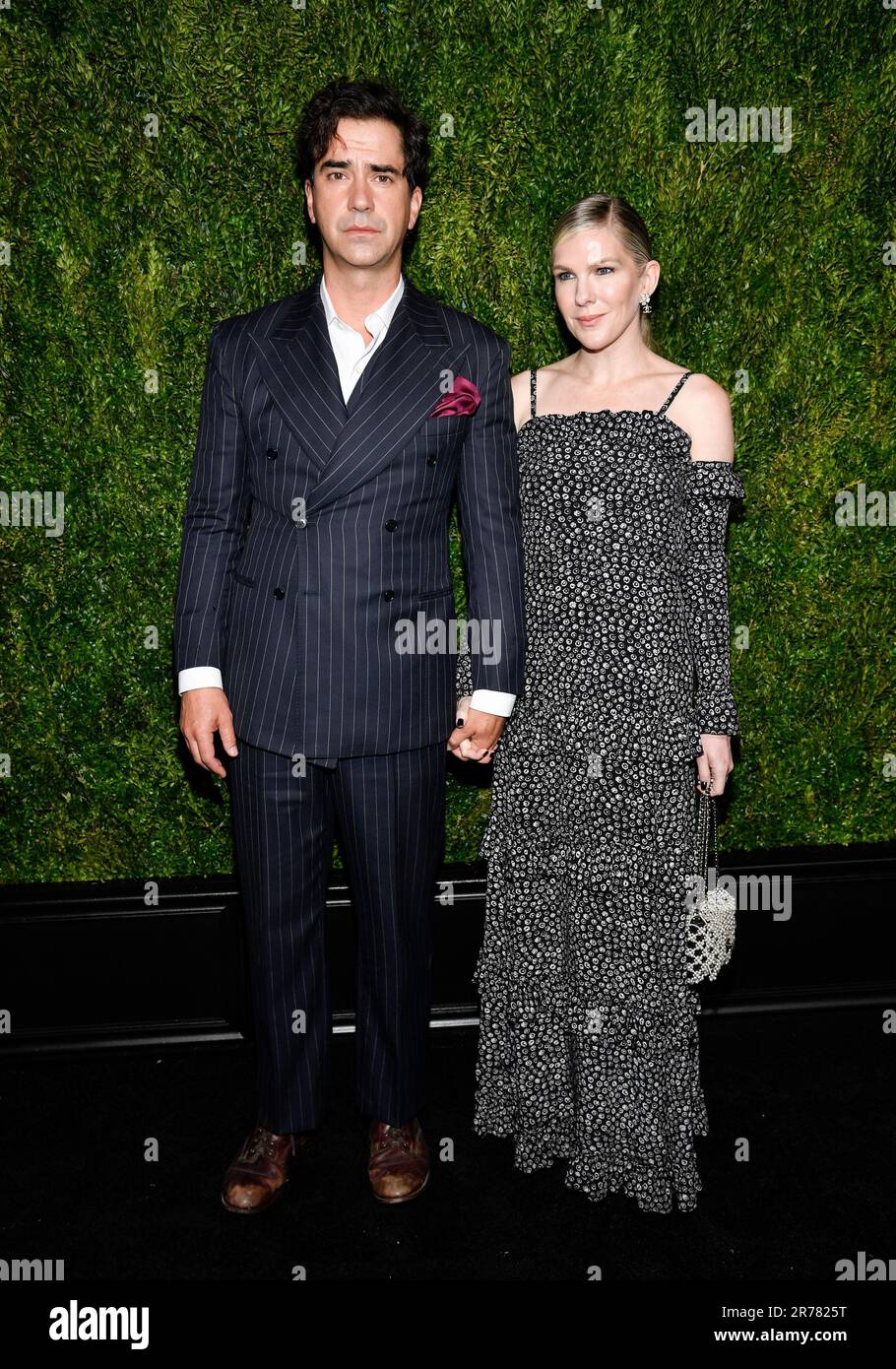 Hamish Linklater, left, and Lily Rabe attend the 16th annual Chanel ...