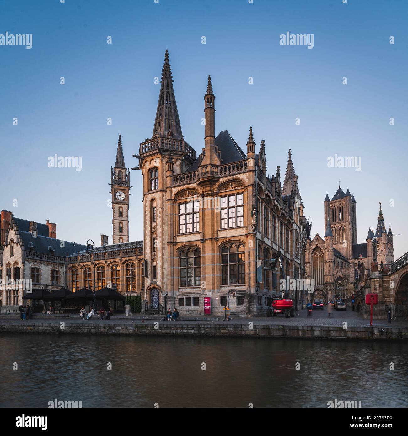 Historic buildings in Gent, Belgium Stock Photo - Alamy